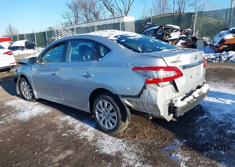 2014 Nissan Sentra S z USA, uszkodzony, nr VIN 3N1AB7AP5EL681966